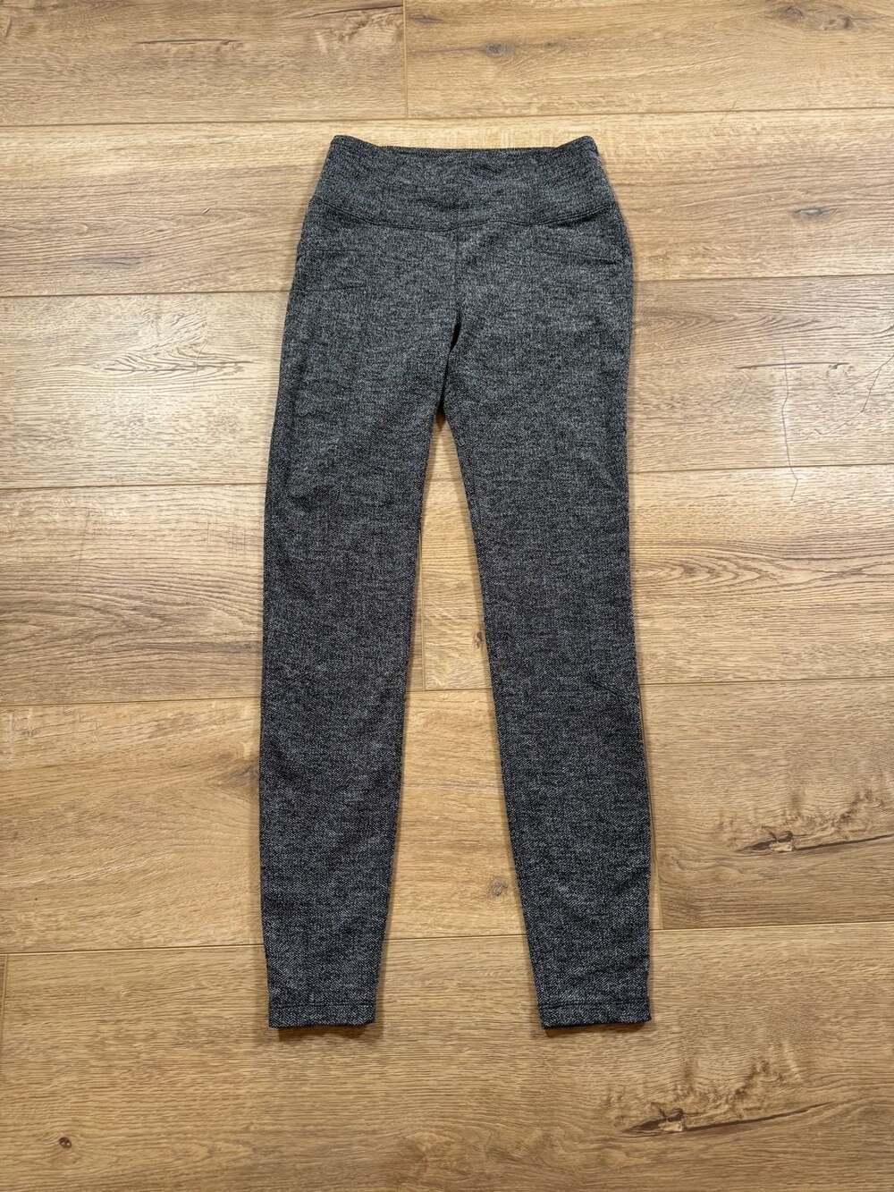 Athleta Delancey Herringbone Tight Leggings Gray Commuter Ponte Pants S - Picture 2 of 15